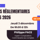 Séminaire Actualités Règlementaires & Fiscales 2026